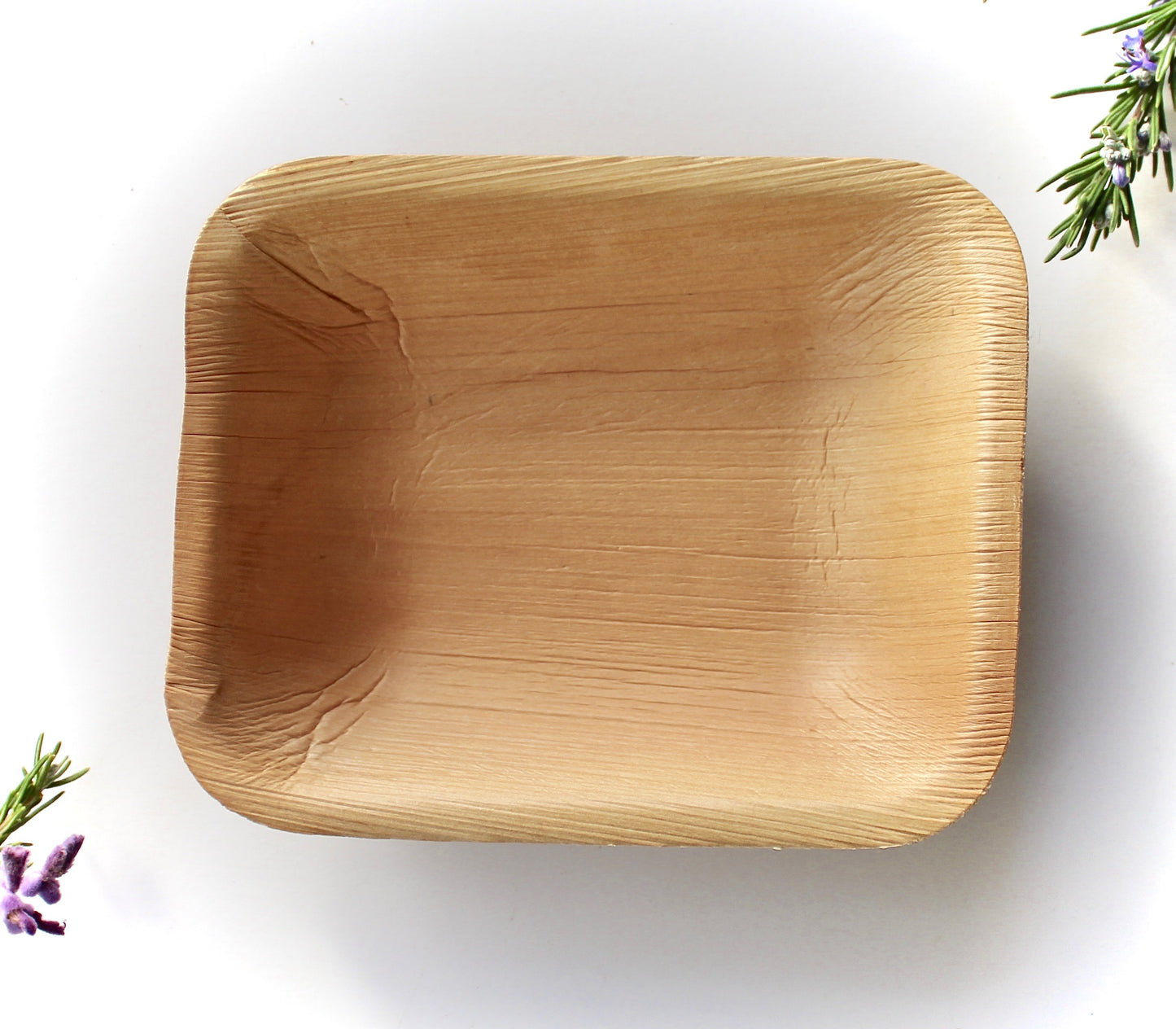 Palm Leaf Dessert Plates - 25pc (4" x 6") - Biodegradable