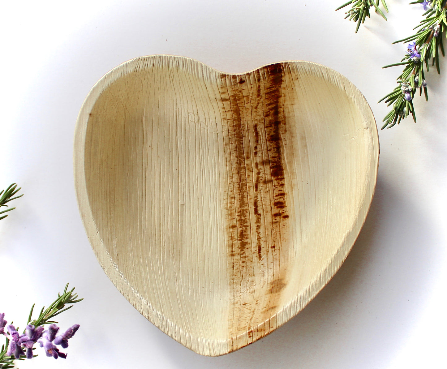 Complete Party Bundle - 50 Round Plates (10") + 50 Heart Plates (6") + 150 Wooden Utensils + 50 Cups + 50 Napkins - 350pc