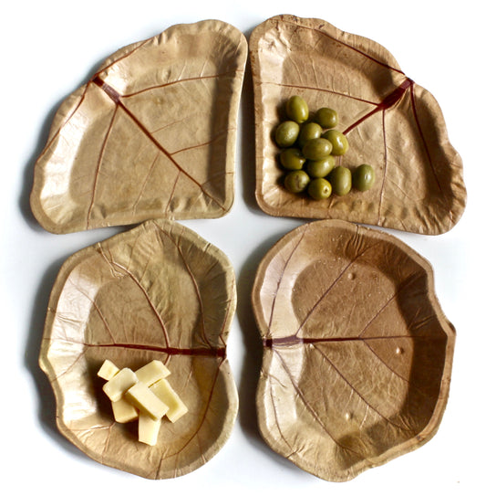 Sea Grape Natural Leaves plate compostable - disposable - Eco Friendly - Stylish