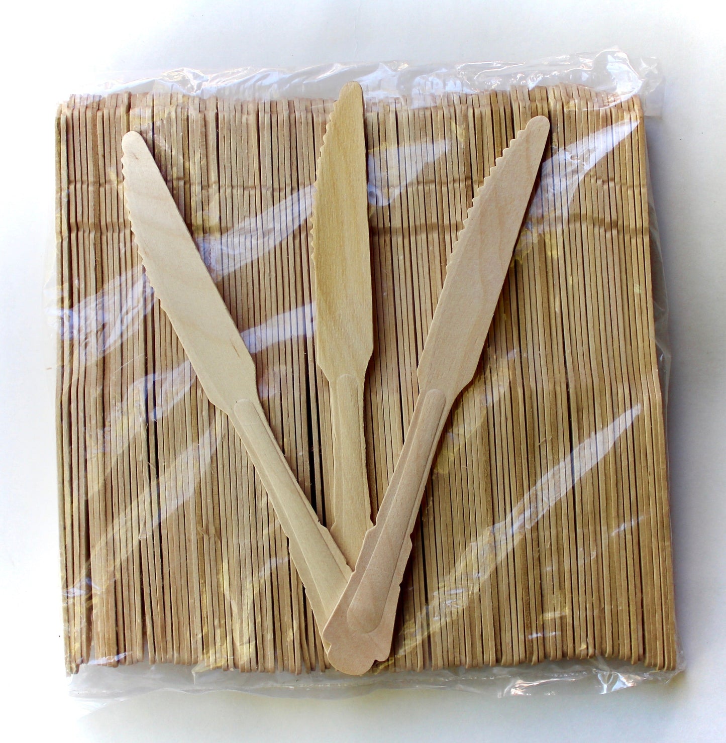 Copy of Disposable 100 Pic each Fork - Knife - Spoon - wooden Birch Utensils