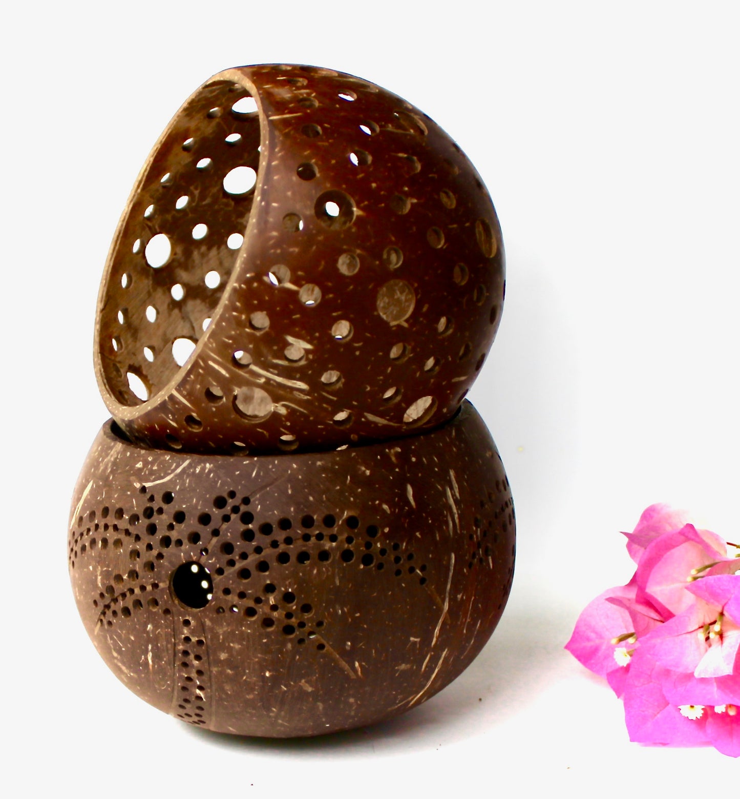 Coconut Bowl Candel Natural - Organic - Zero Wast  2 Pic Handmade